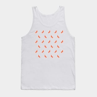 Orange Bronco Tank Top